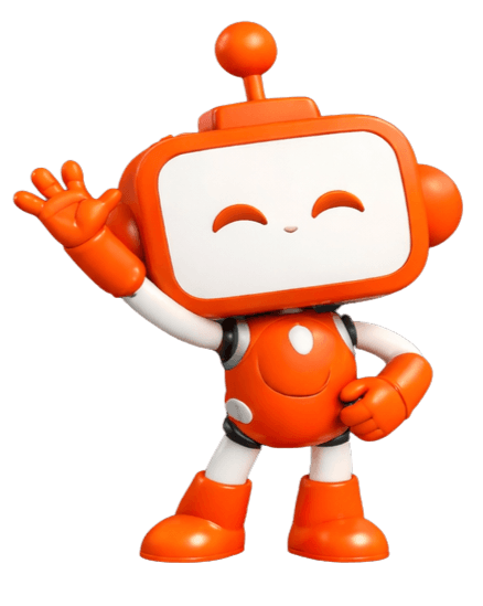 mascote diggy acenando